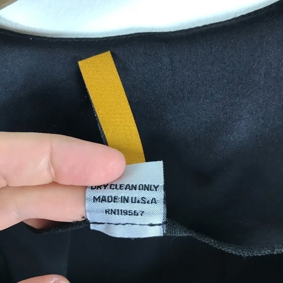 RACHEL PALLY Black Short Sleeve Blouse Sz M - Picture 9 of 11